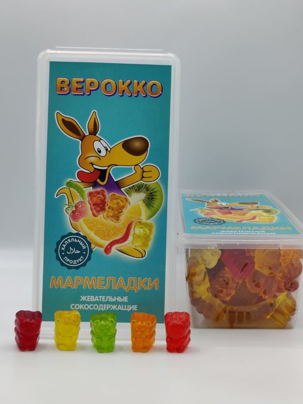 №2 Жевательный мармелад Мишки фруктовые, 250г   в Рославле