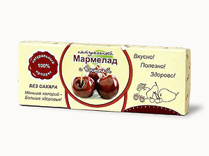  Мармелад натуральный "Вишня" 140г в Рославле