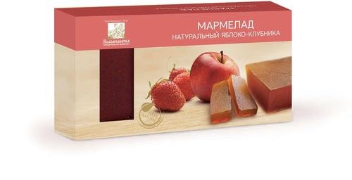  Мармелад пластовый 210г Яблоко-Клубника в Рославле